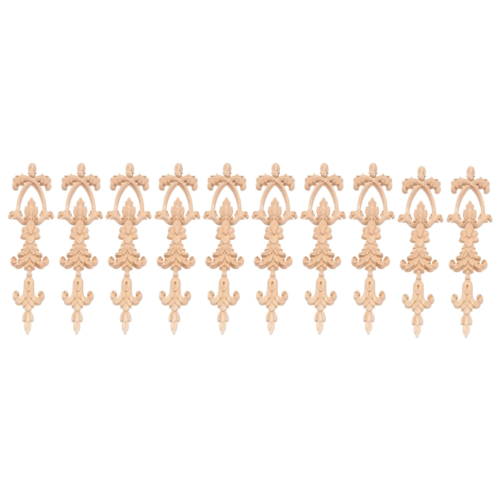 

8X резиновая деревянная резная аппликация винтажный декор для мебели 3