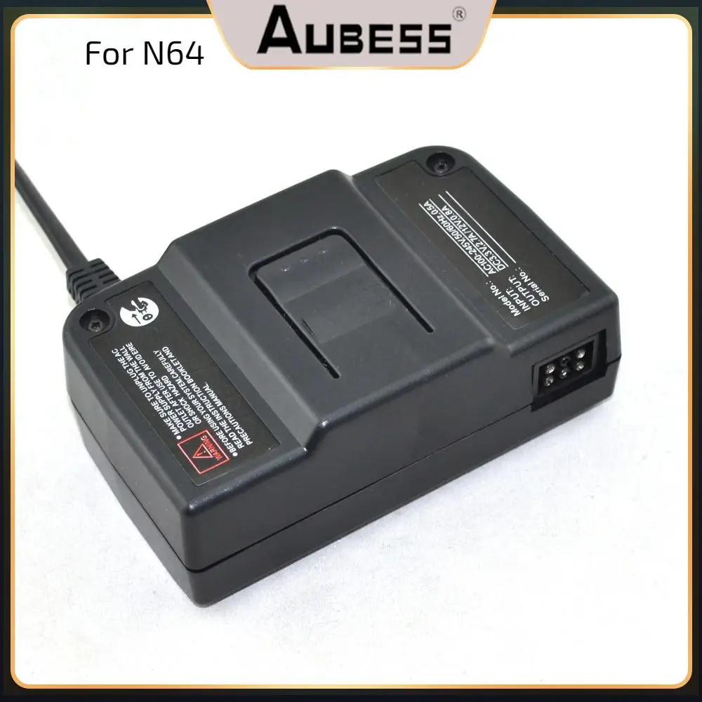 

High Adaptability Plug Power Adapter Black Ac Adapter Temperature Protection Power Adapter Durable Games And Accessories Charger