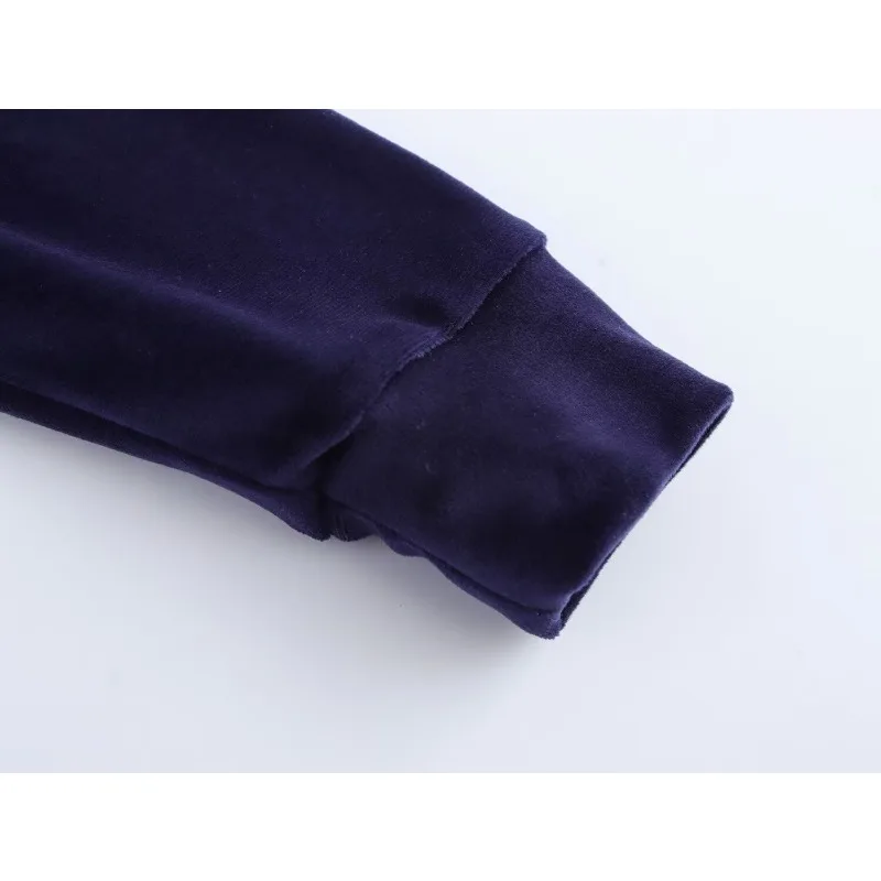  Весенний вельветовый спортивный костюм женская куртка на молнии брюки для