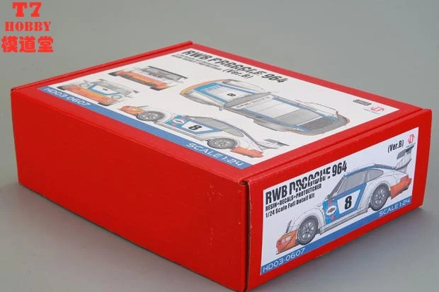 Фото HobbyDesign 1:24 травировочный лист RWB 964 VER.B HD03-0607, собранные из смолы, игрушечные аксессуары, модели автомобилей №2