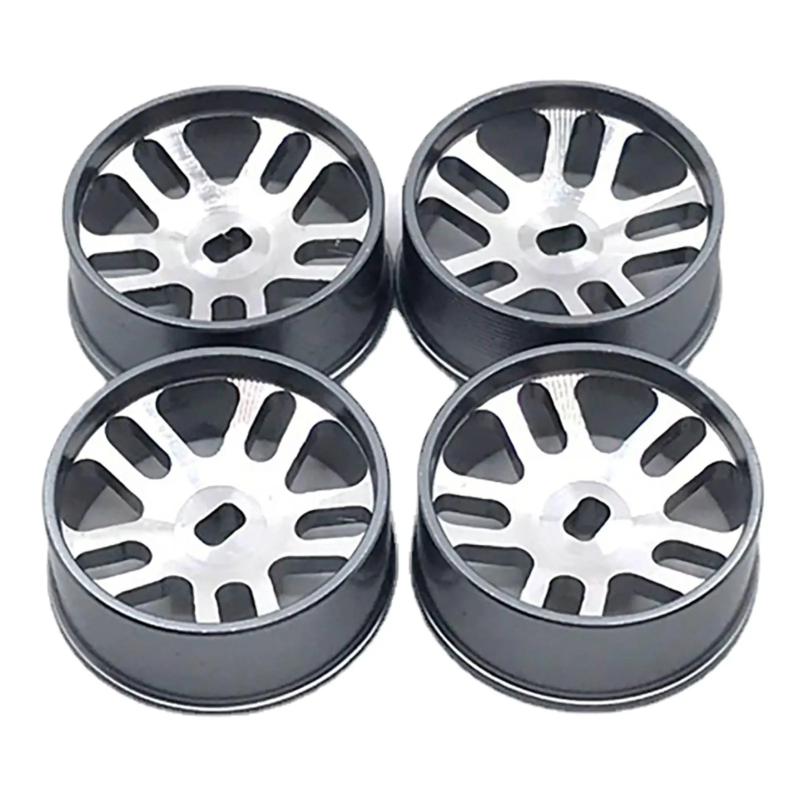 

4Pcs 1:28 Scale Wheel Hub Tires Spare Parts for Wltoys 284131 RC Racing Car