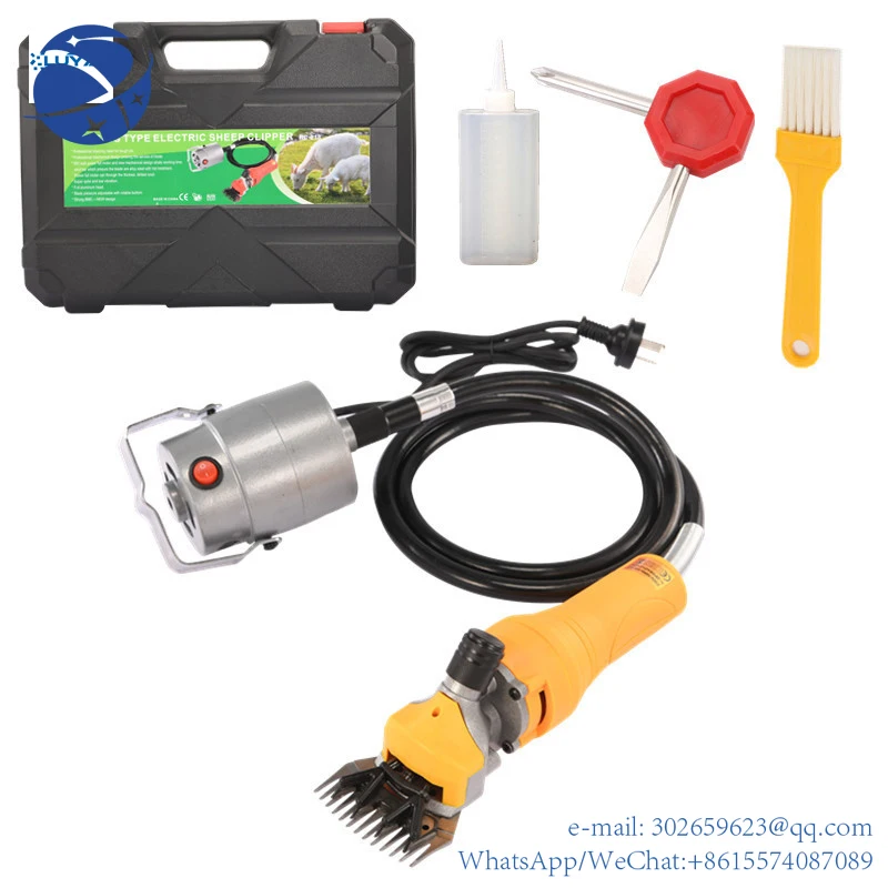 

yyhc High Power 1000W Electric Sheep Clipper 13 Tooth Farm Livestock Shearing Grooming Machine Kit