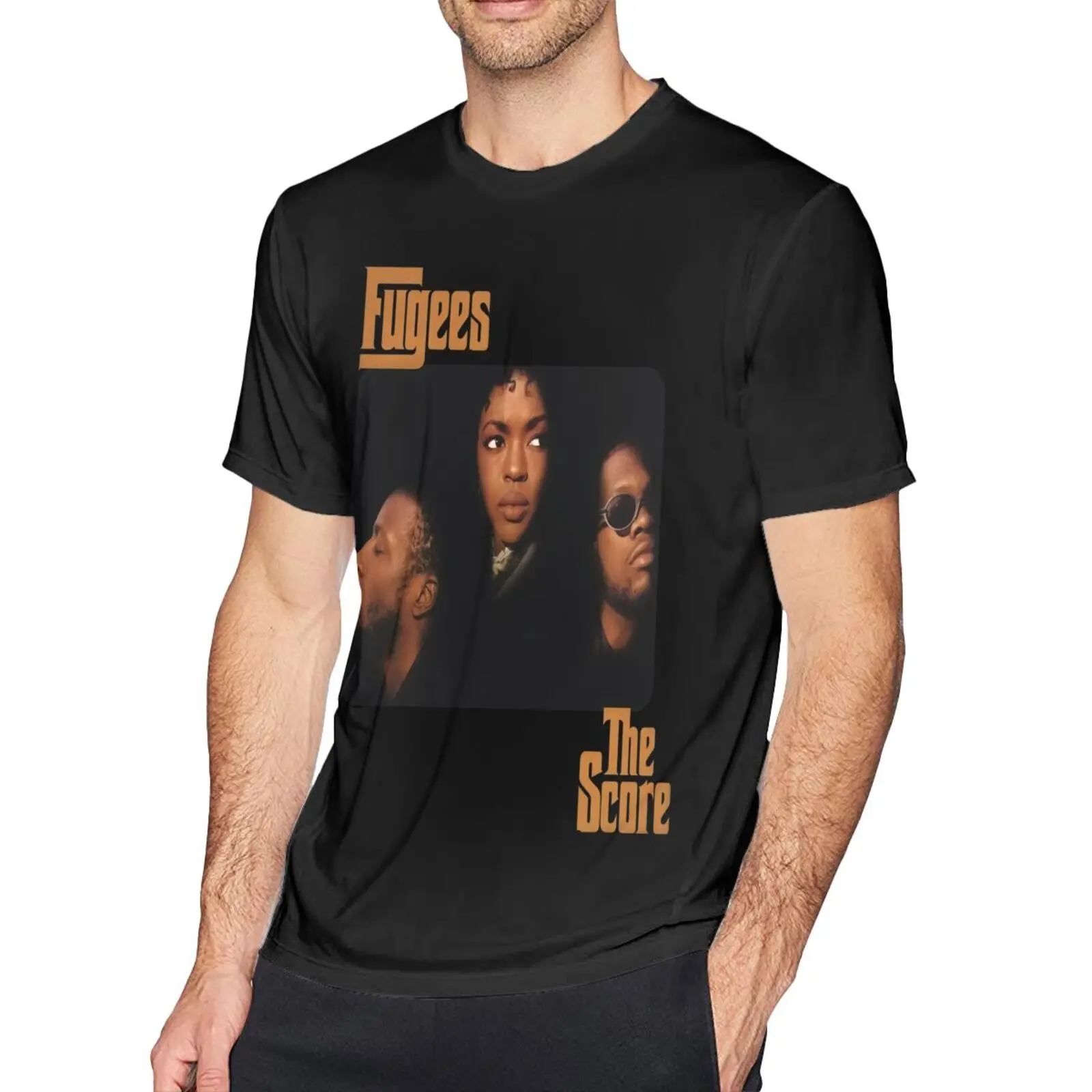 

Мужская футболка The Fugees The Point Tour, Мужская одежда, Мужская хлопковая футболка оверсайз, футболки, блузка, мужские футболки, 1996