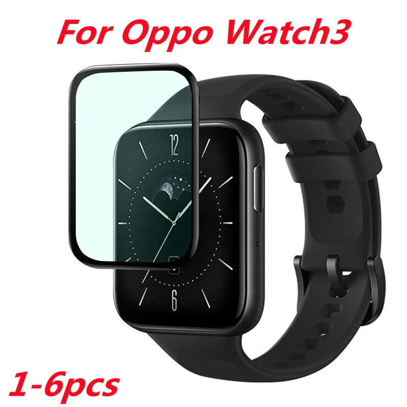 

1-6 шт. Защитная пленка для Oppo Watch3 Защитные пленки 43 мм для Oppo Watch3 43 мм защитные аксессуары для экрана поставки