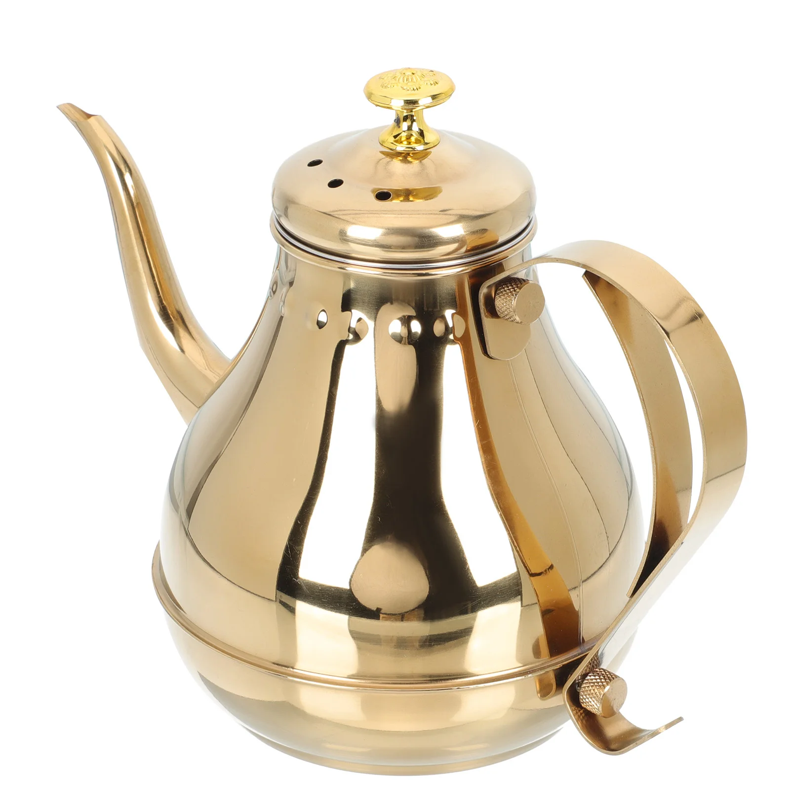 

Stainless Steel Tea Pot Large Capacity Teapot Tea Kettle Milk Tea Kettle with Strainer