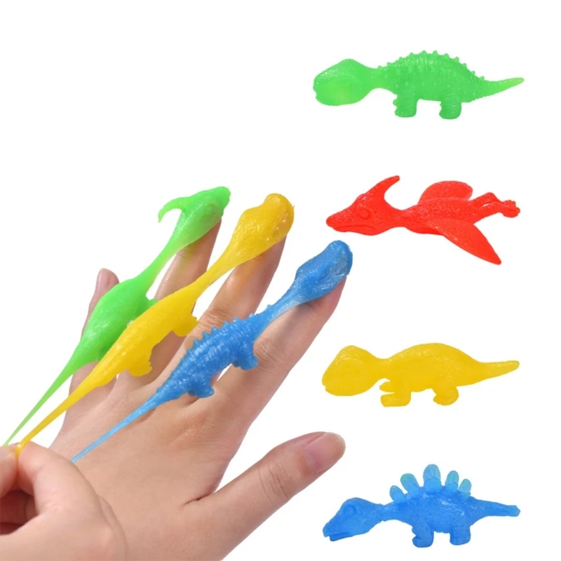 

Catapult Dinosaur Fun Slingshots Practice Elastic Flying Finger Sticky Interactive Anti-stress Toy for Boys Drop Shipping