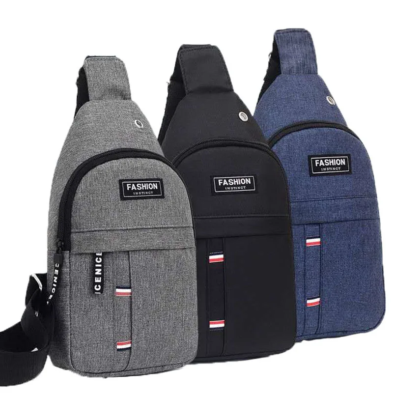 

Casual Shoulder Waterproof Handbags Men's Bags Chest Small Crossbody Men's Waist Nylon Trip Bags Short Carry Travel Bags Bags