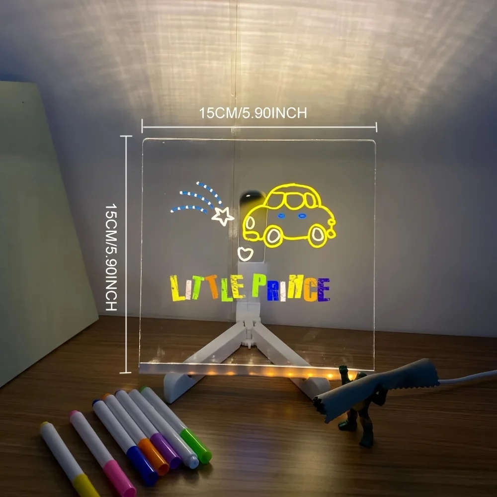 Красочная светодиодная доска для письма светодиодные фонари акриловая