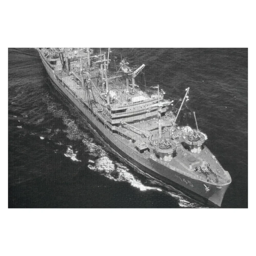 USS HASSAYAMPA (AO-145) SHIP'S STORE Пазл на заказ Деревянное имя Пользовательское Деревянные