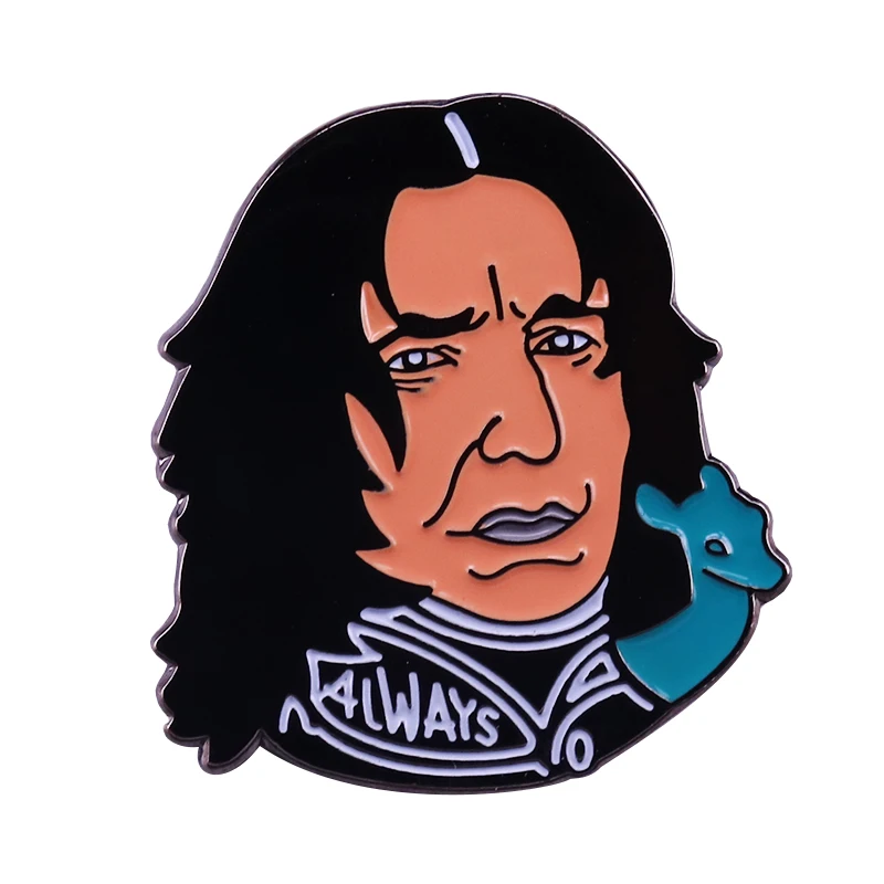 HxxP Wizard Half Blood Bravest Man Cool Professor Enamel Pins Brooch | Brooches