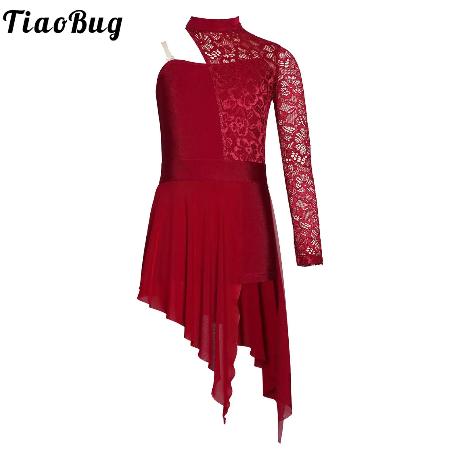 

Женское трико для фигурного катания, платье для детей, балетное, Lyrical, для выступления, асимметричный подол, трико, платья, одежда для гимнастики и танцев