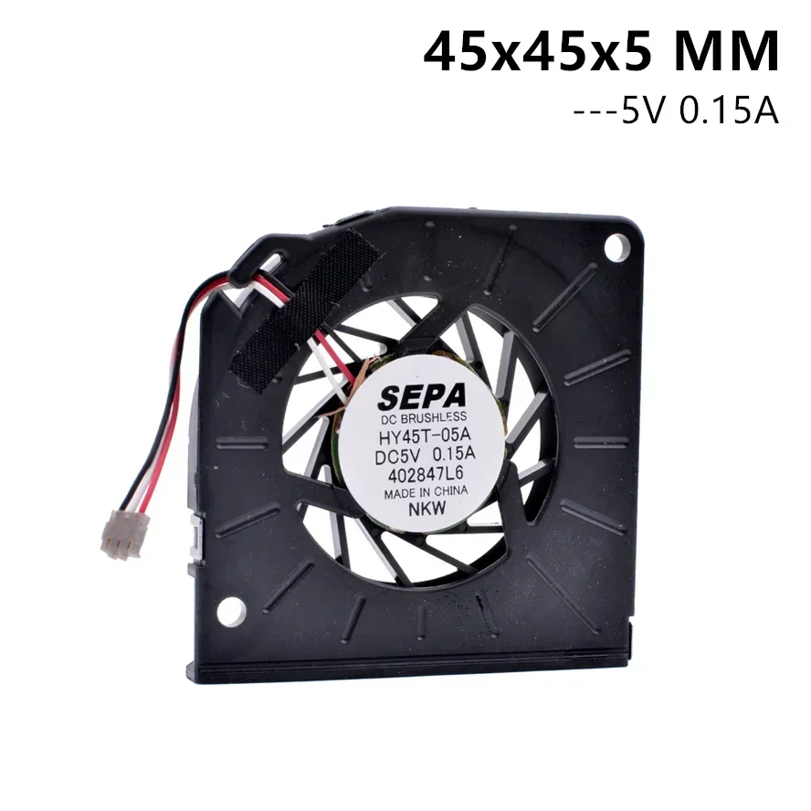 HY45T-05A 4 5 см 4505 В 0 15 А 45x45x5 мм Вентилятор для ноутбука Подшипник жидкости охлаждения