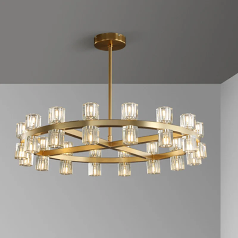 

nordic led crystal vintage led iron vintage lamp light ceiling home deco kitchen island luxury designer chandelier lighting