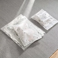 frosted clothes storage bags vacuum bags for shoes makeup underwear zipper lock self seal wardrobe storage bags organization