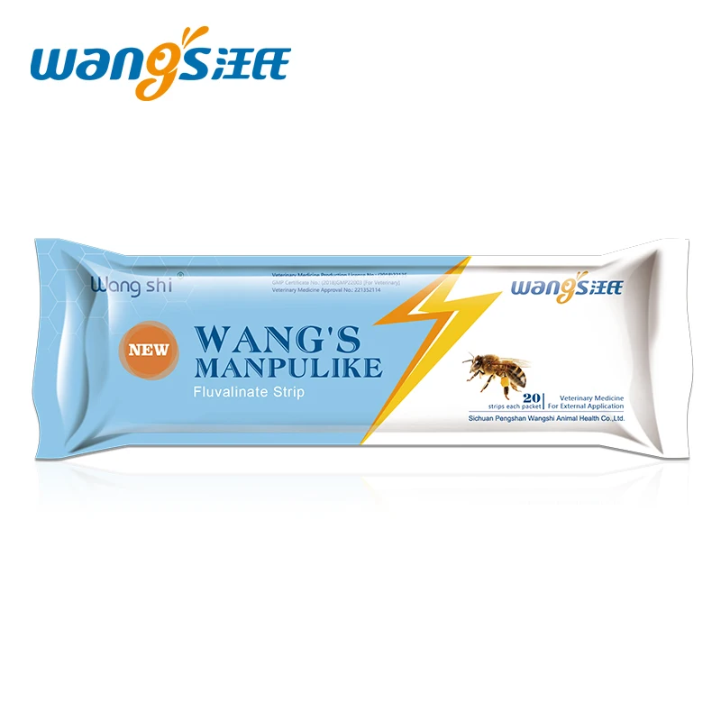 Новинка Wangshi Manpulike 20 полосок флювалинат полоски для пчеловодства Varroa лечебные товары для пчеловодства медицина для пчел
