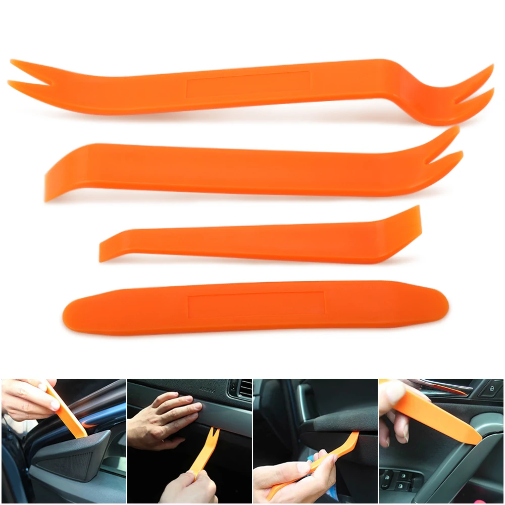 Car styling Radio Disassembly tool for Ford Focus Fusion Escort Kuga Ecosport Fiesta Falcon Mondeo Taurus MUSTANG