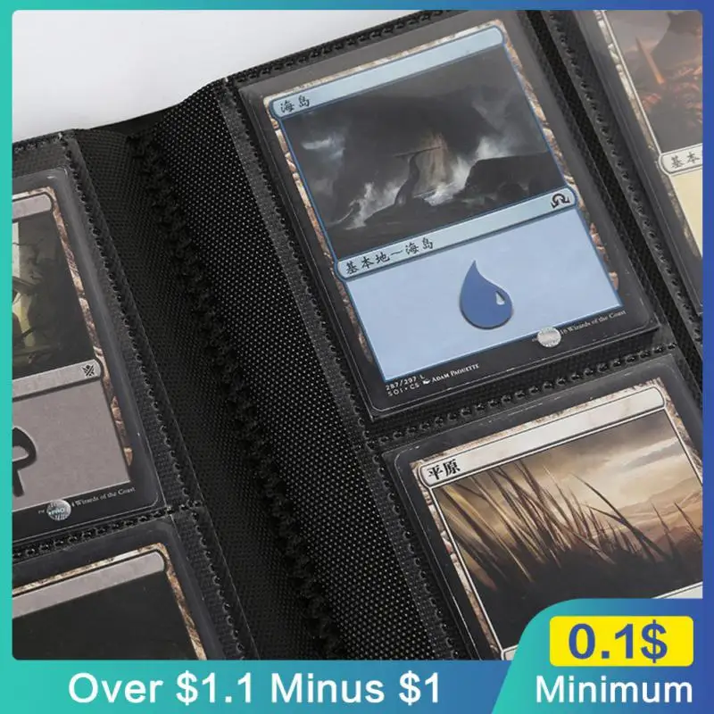 

Game Card Book Wear-resistant 9 Grid Kids Toys Gift Card Collection Book Pp Cover Card Collection Dirt-resistant Card Album Book