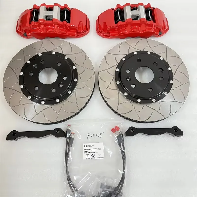 Фото Комплект передних 6-поршневых дисковых тормозных суппортов 355/362/380/405 мм, высокопроизводительные автозапчасти для тормозной системы №4