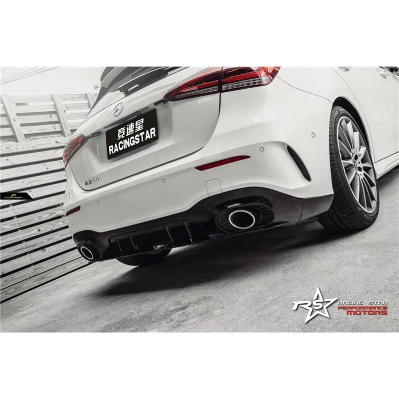 Задний диффузор для W177 2019-2020 A класса седан хэтчбек A180 A200 A220 A250 PP задний бампер