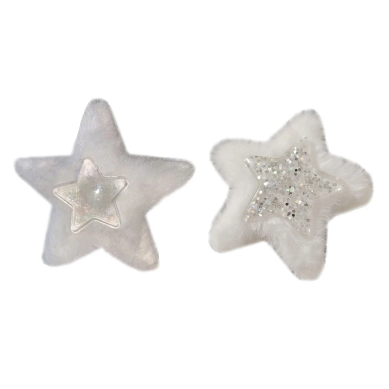 

Красочная заколка для волос в форме звезды, головной убор, зажим для волос на день рождения, вечеринку, Хэллоуин, костюм