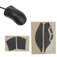 hotline games mouse skates side stickers sweat resistant pads anti slip tape for razer deathadder v2 mini mouse