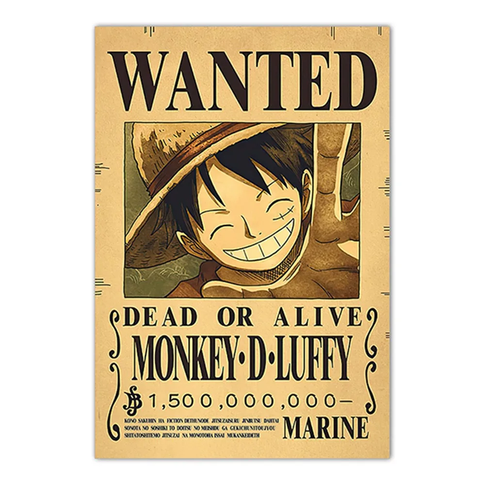 

Плакаты One Piece Bounty Аниме Луффи