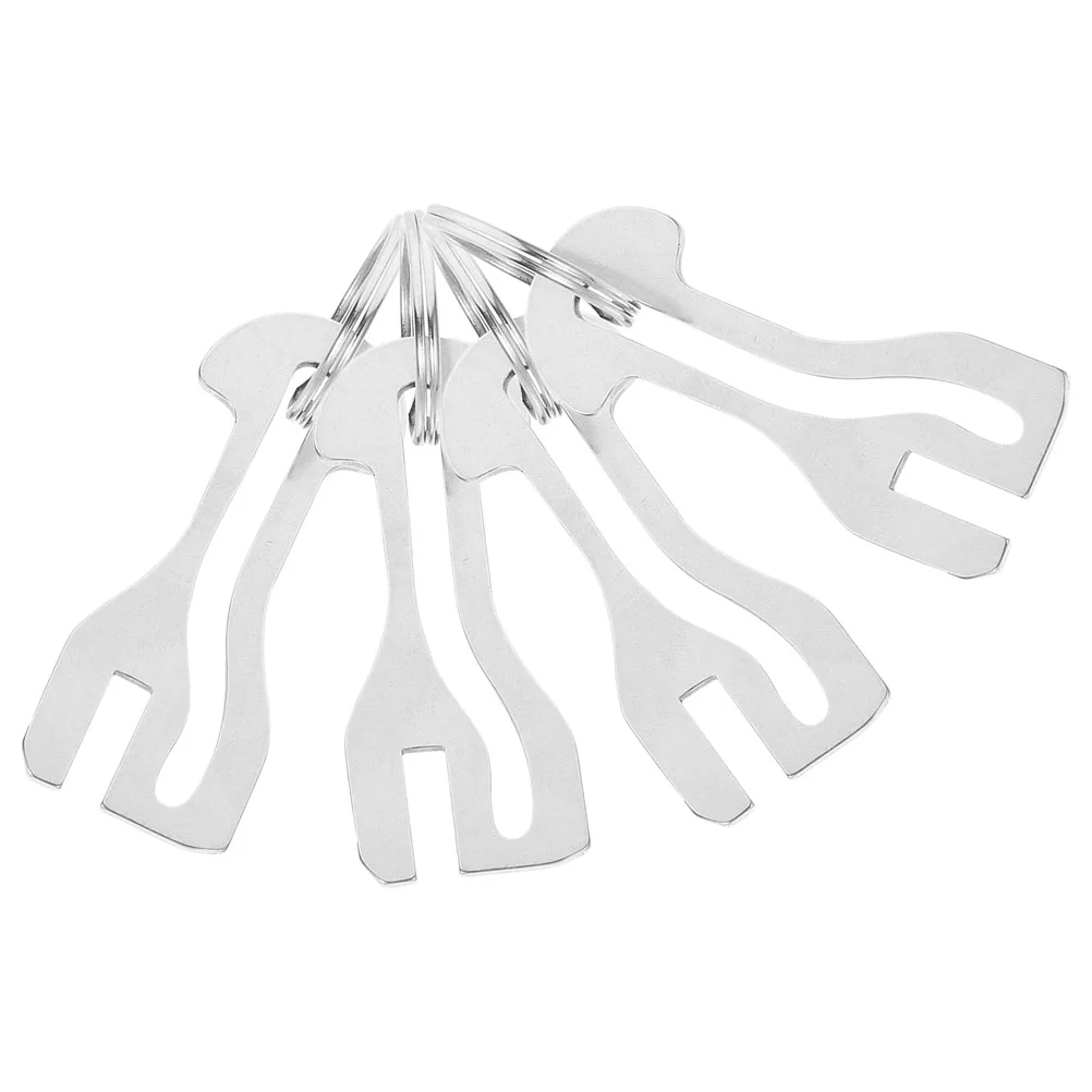 4 шт. тележка жетон для покупок металлический брелок ключей бирка продуктов