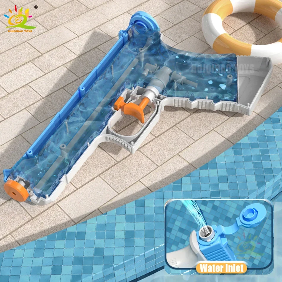 Детский ручной водяной пистолет HUIQIBAO портативный Летний Пляжный для мальчиков