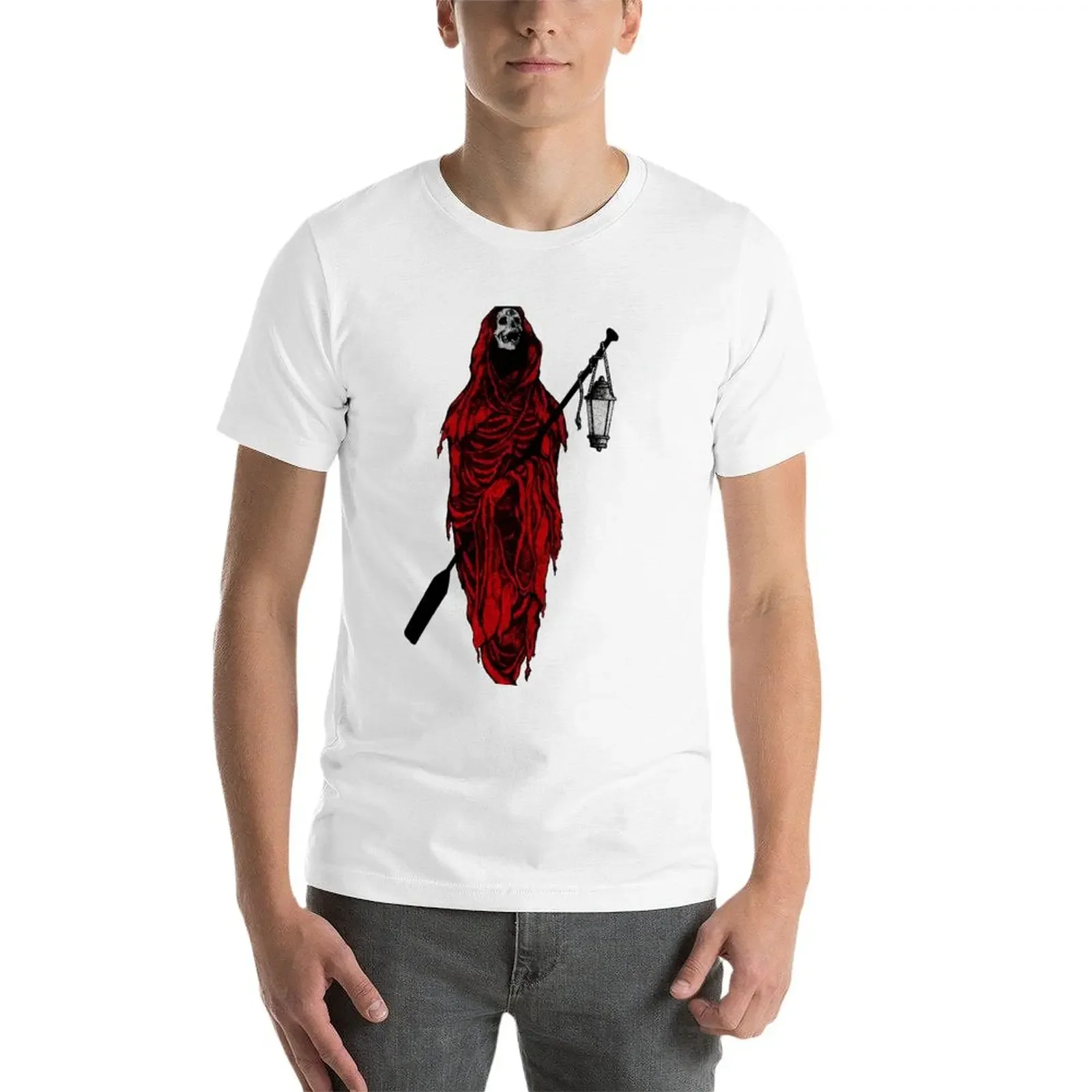 Новая футболка Charon the Ferryman черная одежда в стиле аниме летний топ для мальчика