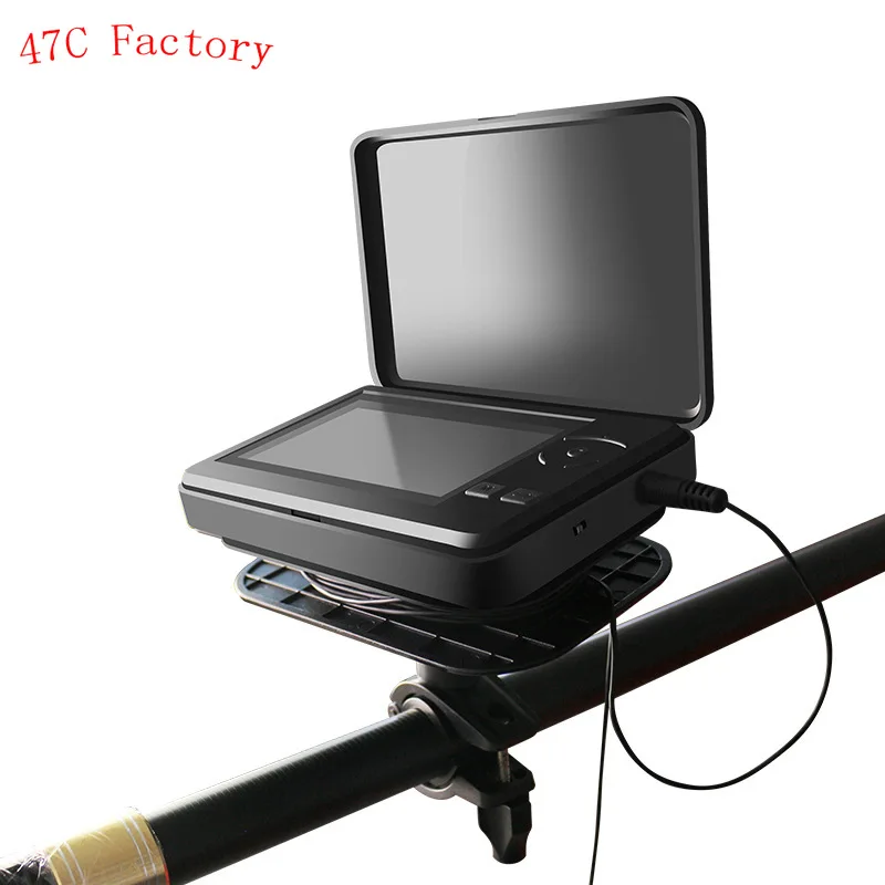 

Visual Fish Finder Camera Underwater 4.3 Inch HD Colorful Screen Fishing Video Camera Kit with 6pcs Infrared Lamp for Pole Rod