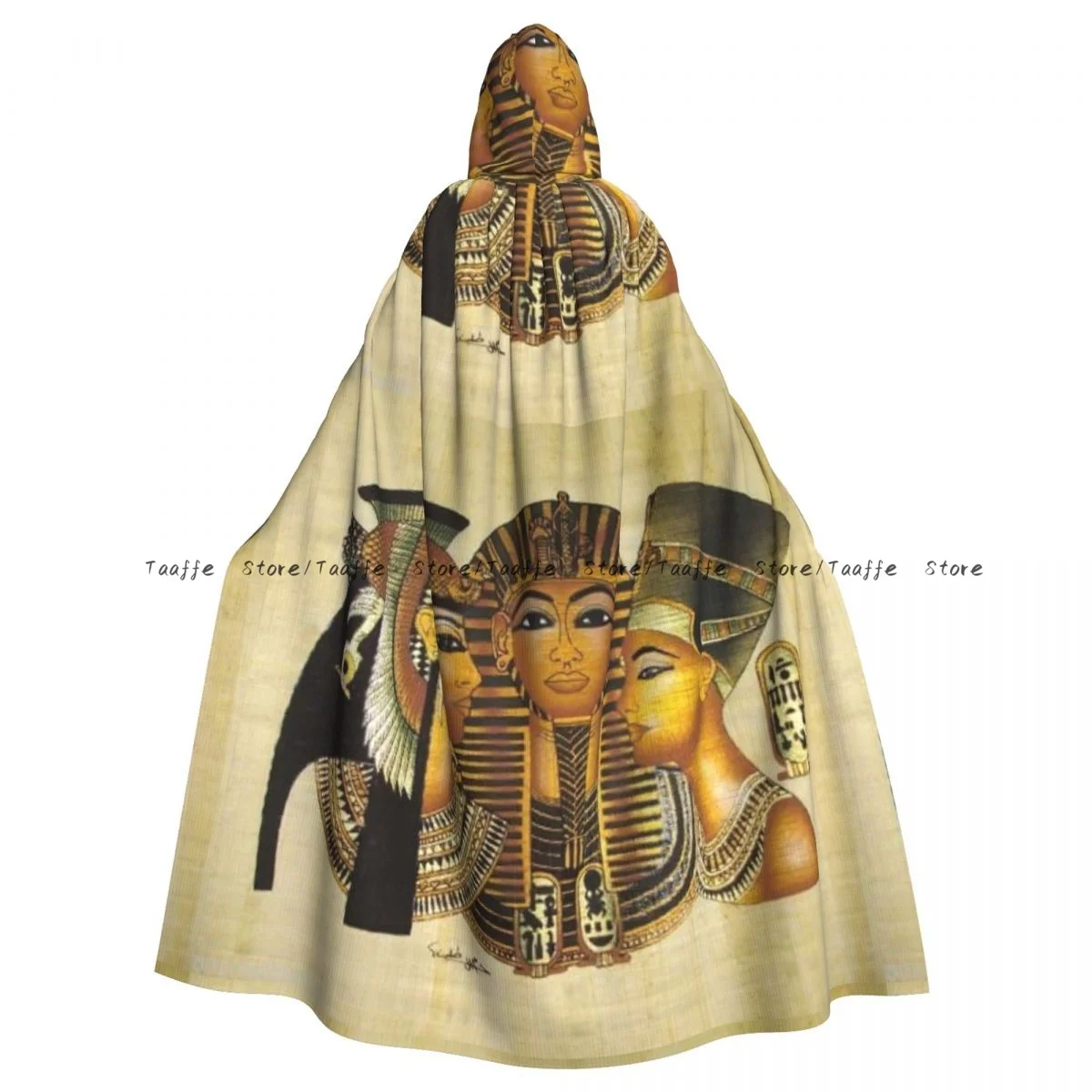 Плащ Унисекс На Хэллоуин древний Египетский накидка Nefertiti средневековый костюм с