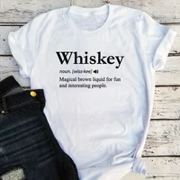 whiskey shirt wimen bar tshirt drinking alcohol gift tee 2022 fashion whiskey gift harajuku tops girls classic aesthetic