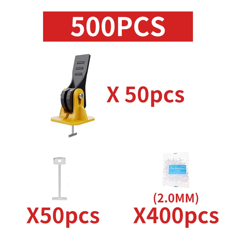 

1000 шт., зажимы для системы выравнивания плитки, комплект регуляторов выравнивателя пола, набор для укладки плитки, фиксирующий инструмент для плоских керамических стен