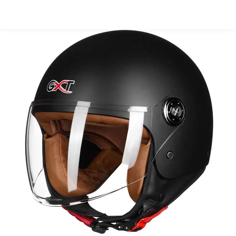 Зимний мужской мотоциклетный шлем для скутера GXT аксессуары мотоцикла