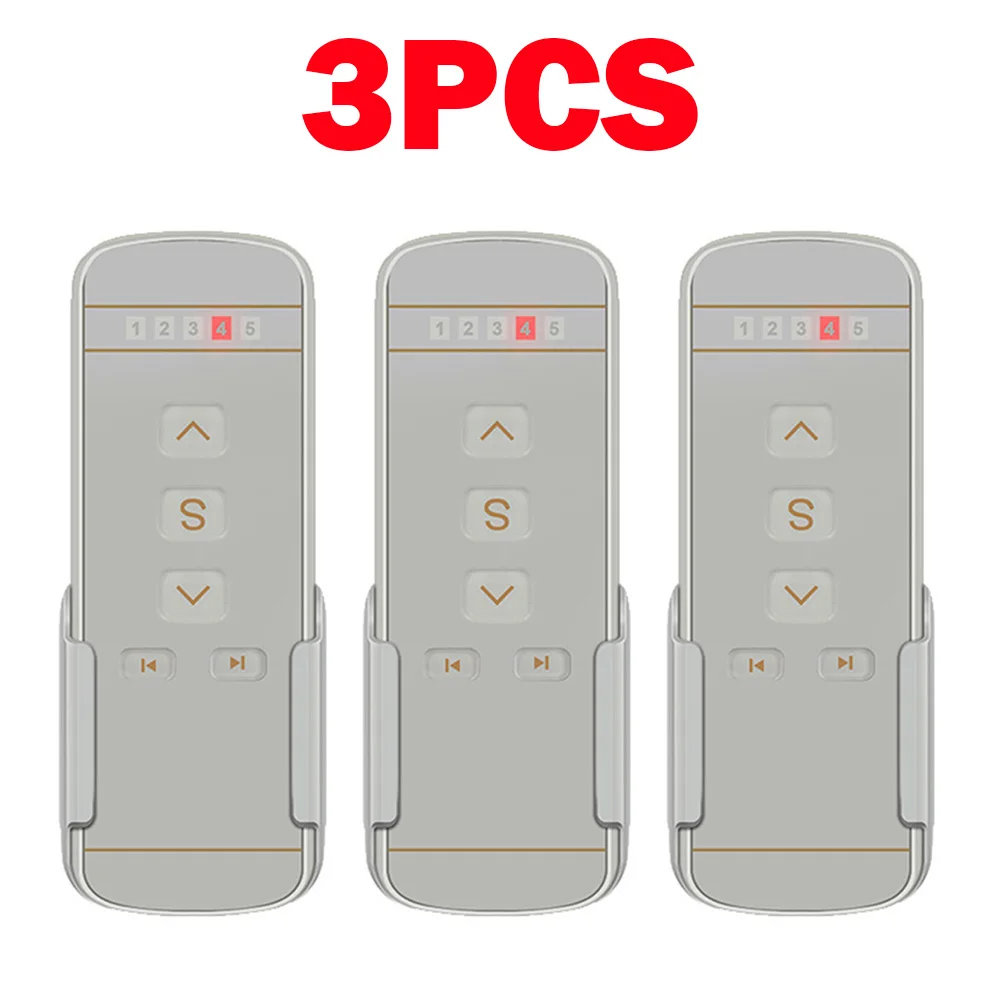 

3PCS 100% Compatible With Telis 1 4 RTS Pure 433.42MHz Remote Control 5 Channel Replacement 1810633 1810632 1810632A 1810631