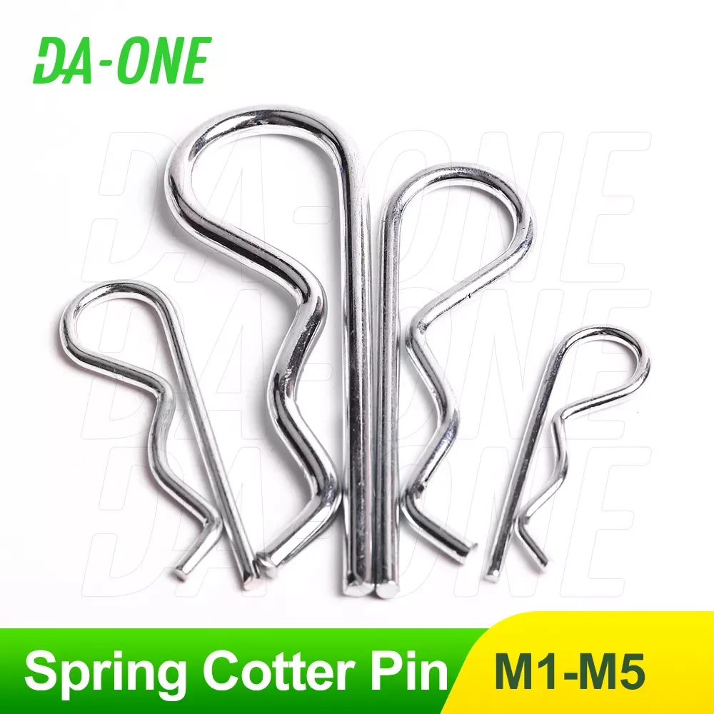 

Stainless Stee Cotter Hitch R Pin Clips 1/1.2/1.6/1.8/2/2.5/3/4/5 mm Zinc Steel Safety Split Clip Fuse Pins Hairpin for Trailer