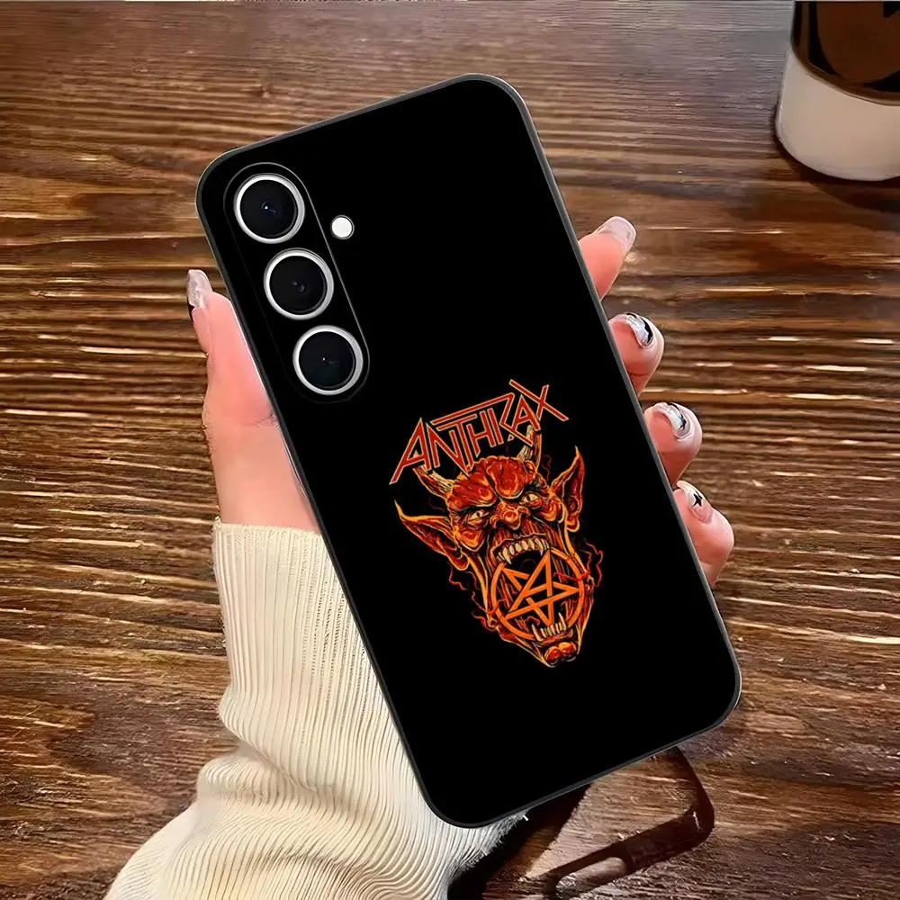 Чехол для телефона с изображением группы Heavy Metal A-Anthrax для Samsung S26 S25 S24 S23 S22 Ultra Plus Fe A57 A37 A17 A27 5G, силиконовый чехол. (art.: 3920dd2dfeaec) - 3920dd2dfeaec