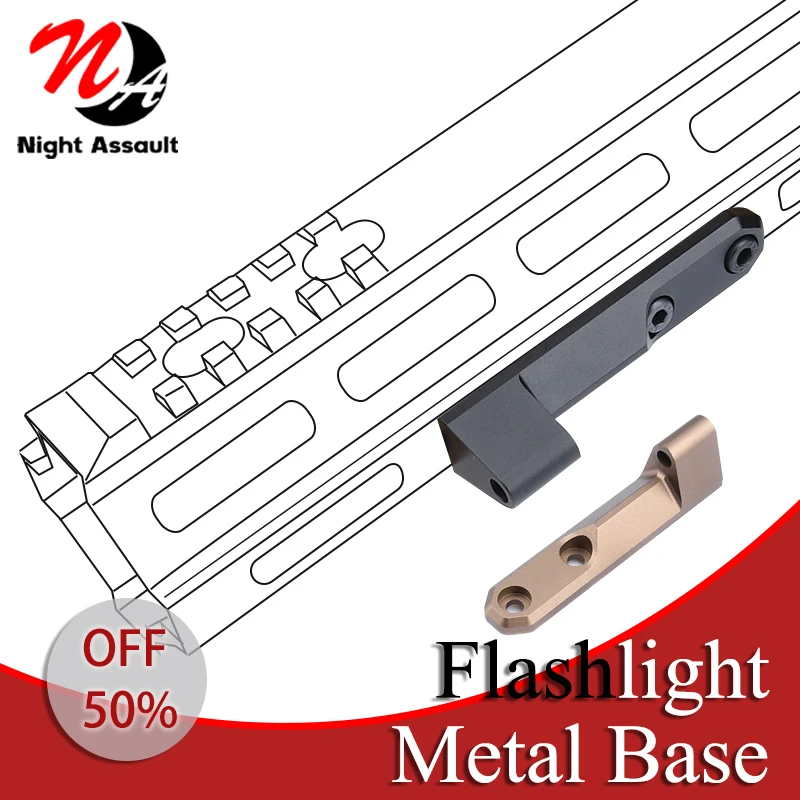 Светодиодный тактический фонарь с боковым креплением для охоты