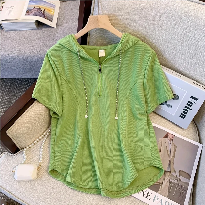 Женский спортивный костюм из двух предметов однотонная свободная толстовка с