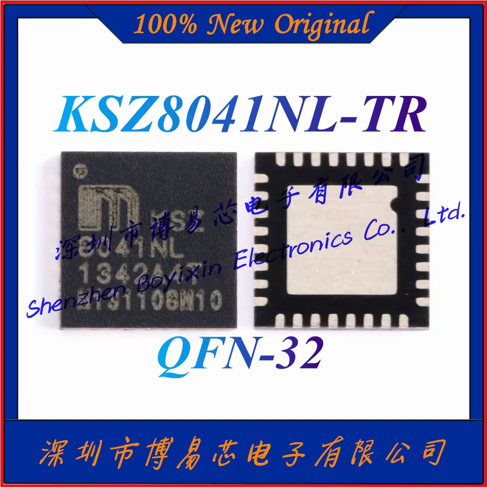 NEW KSZ8041NL-TR 10BASE-T, 100BASE Ethernet transceiver chip QFN-32