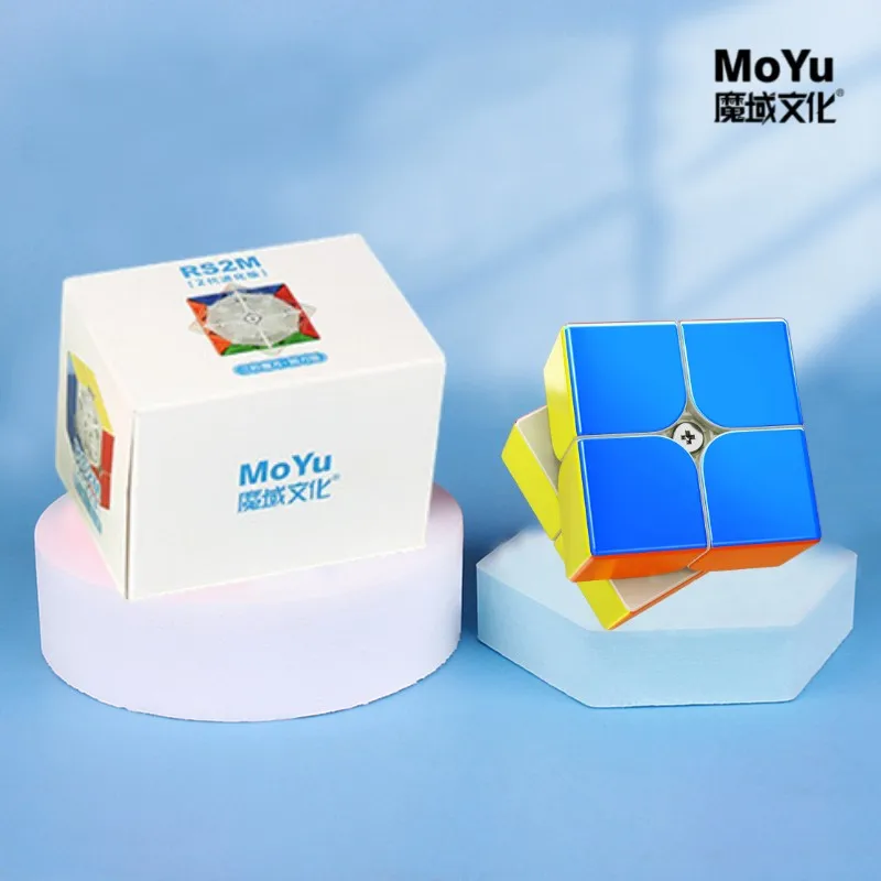 

Moyu RS2M V2 2022 magnetic speed cube mgaic cube 2x2 professional educational toy MOYU magnet cube puzzle for Kid Hungarian cube
