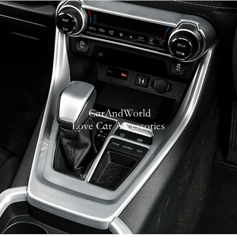 

Для 2019-2022 Toyota RAV4 RAV 4 RHD интерьерная формовочная консоль коробка переключения передач Панель крышка рамка отделка углеродное волокно автомоб...