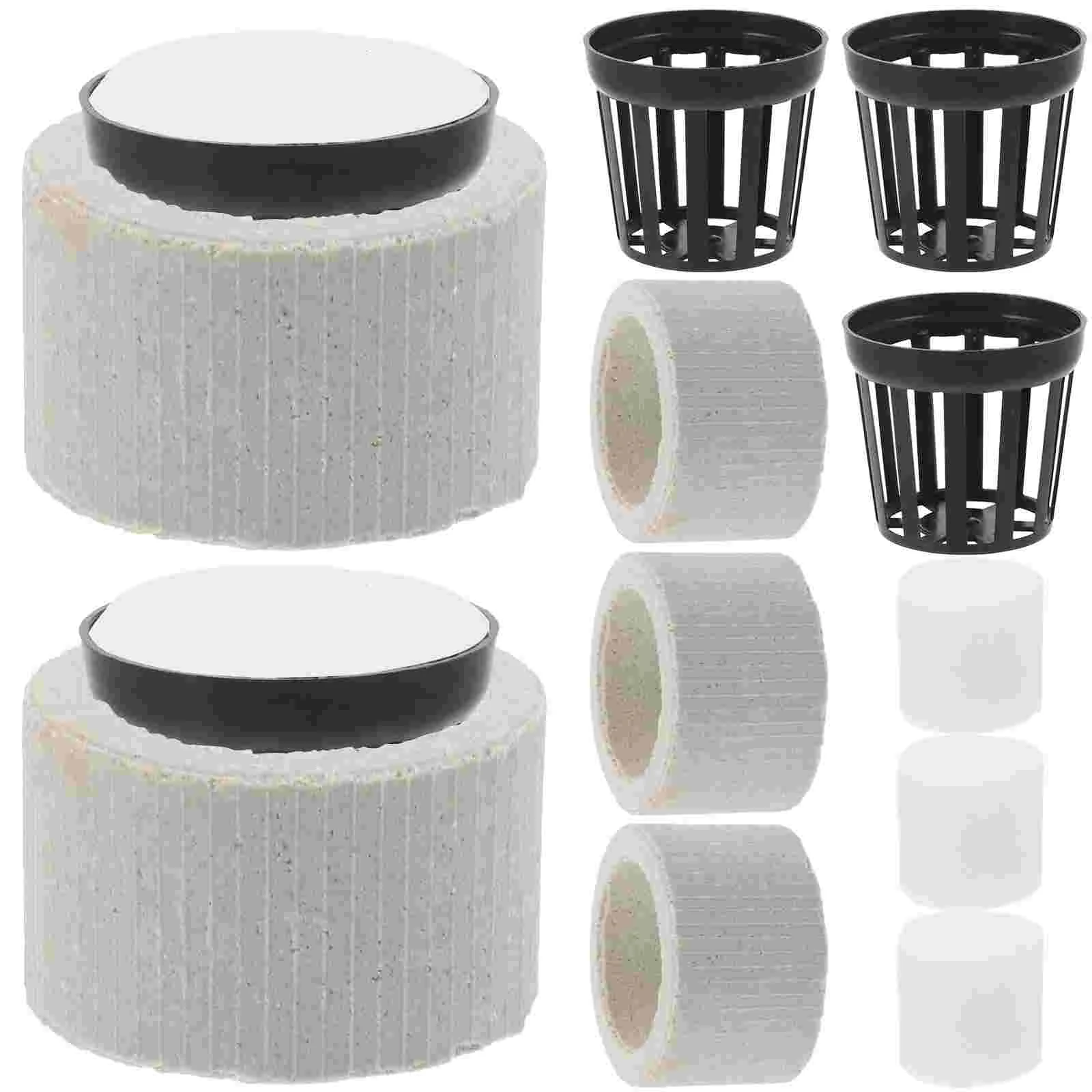 

5 Sets Water Plant Rings Aquarium Fish Tank Landscape Pottery Fixed Rings Pond Planting Basket