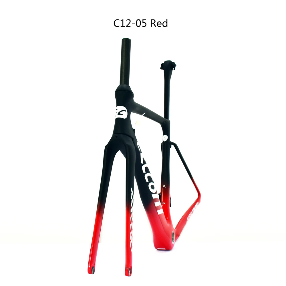 Карбоновая рама для шоссейного велосипеда 700CC Aero T1000 BSA PF30 V-образный обод тормоза