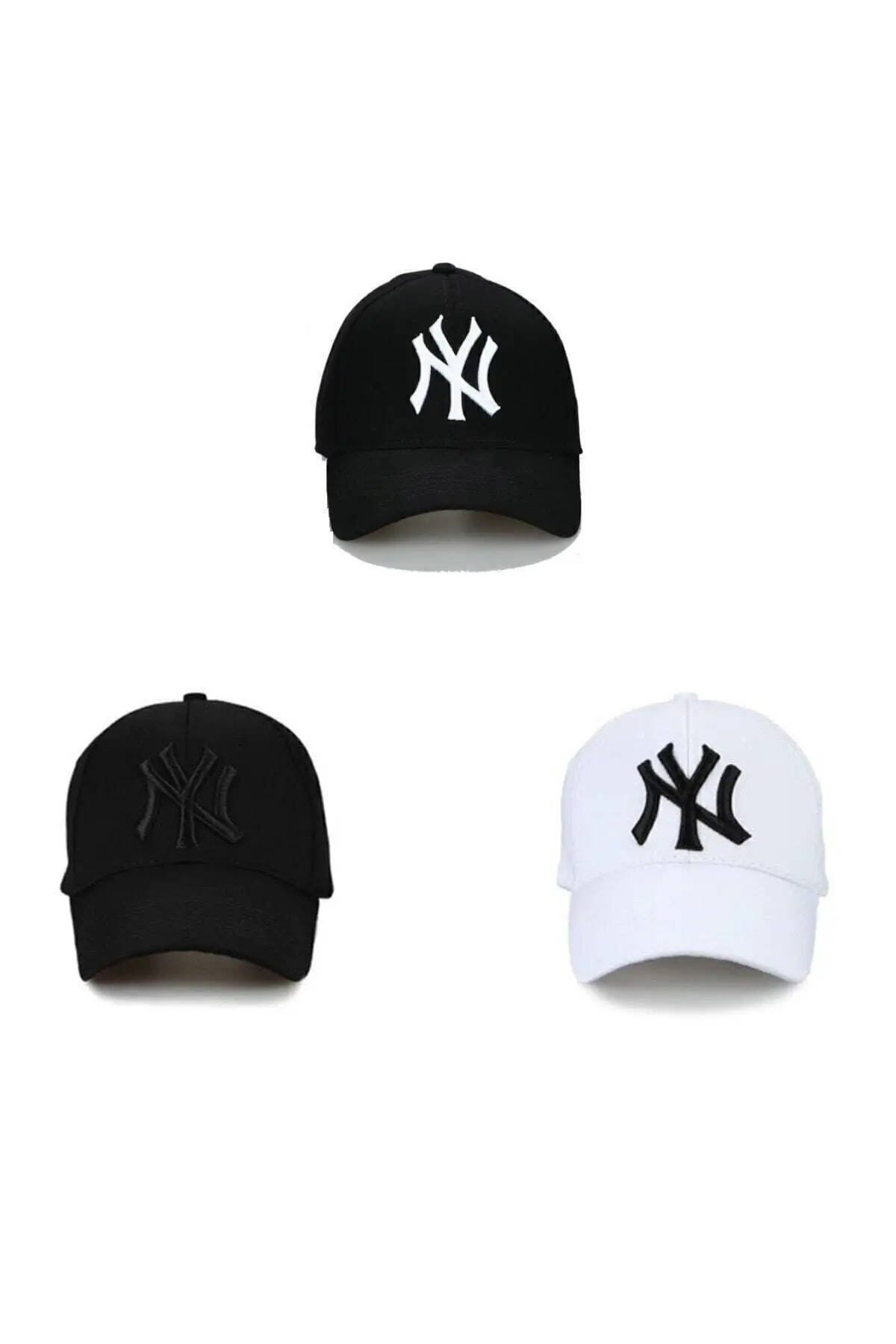 

Unisex Black White NY Stamped Hat For Everyone to Suit Your Style