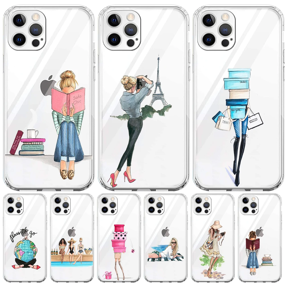 

Чехол для iPhone 14 Plus 13 12 Mini 11 Pro Max XR XS 7 8X6 6s Plus SE 2020