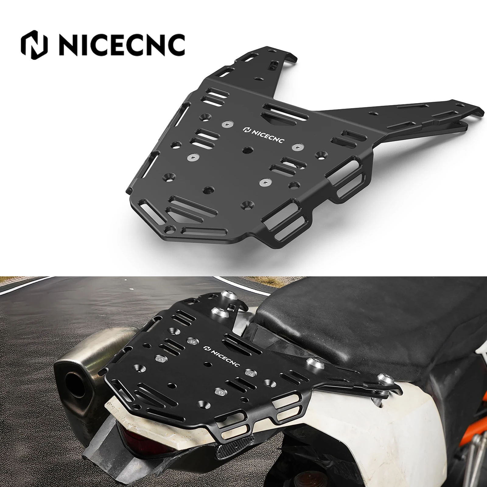 Задняя багажная стойка для мотоцикла держатель кронштейна груза KTM 690 Enduro R 2008 2009