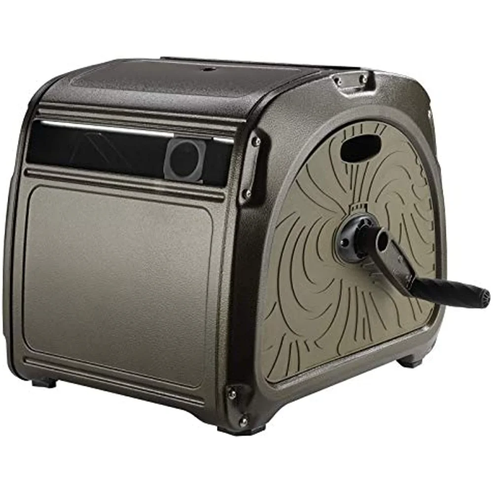 Giraffe Tools Metal Hose Reel Box, Heavy Duty Garden Hose St