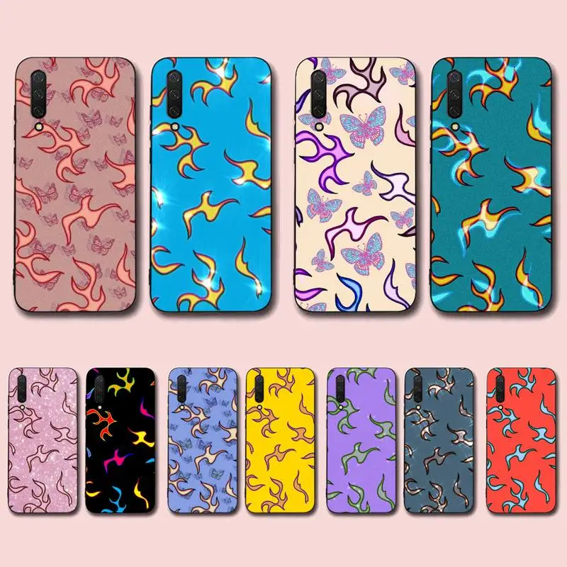 

Flames Phone Case for Xiaomi mi 5 6 8 9 10 lite pro SE Mix 2s 3 F1 Max2 3