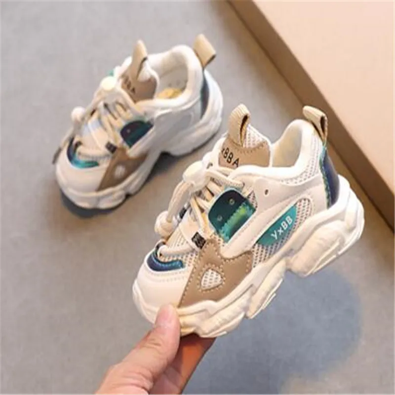 

Sports Shoes Spring 1-6 Years Children Mesh Outdoor Sneakers Boys Girls Soft Sole Breathable Running Shoes 21-30